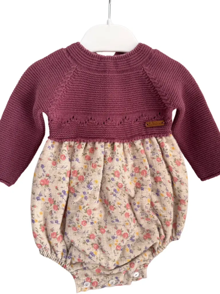 RANITA PUNTO Y TELA FLORAL