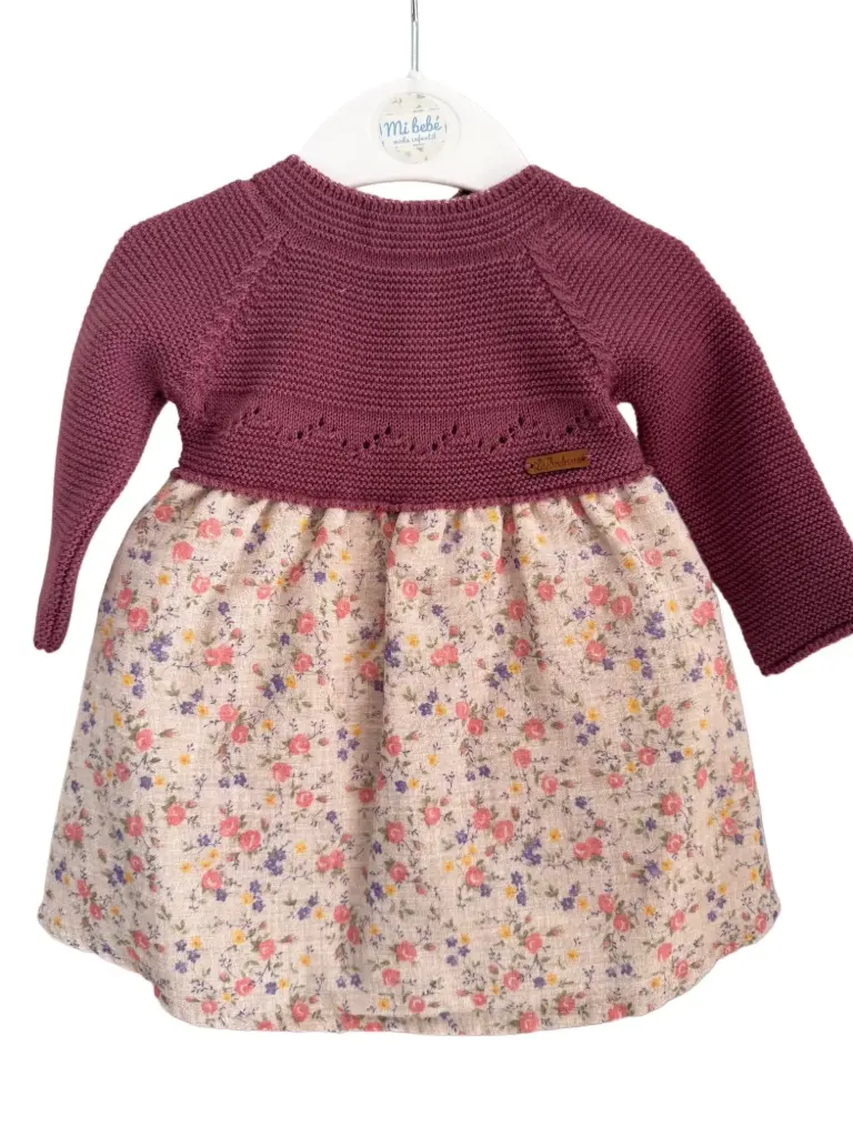 VESTIDO PUNTO FLORAL