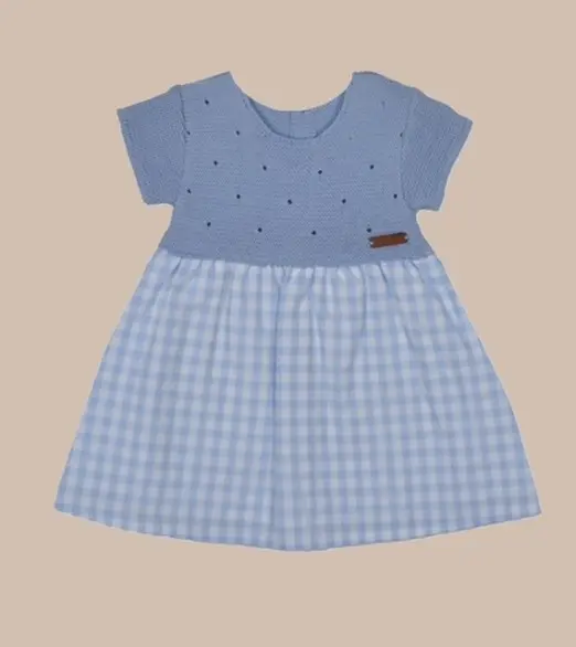 VESTIDO AZUL VICHY