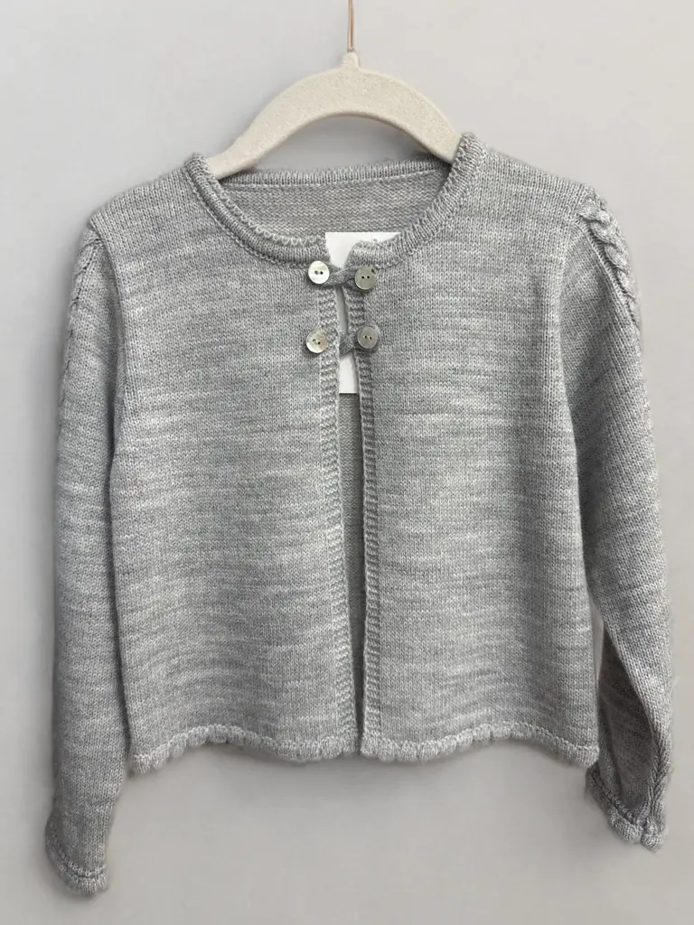 CHAQUETA LANA TRENZAS