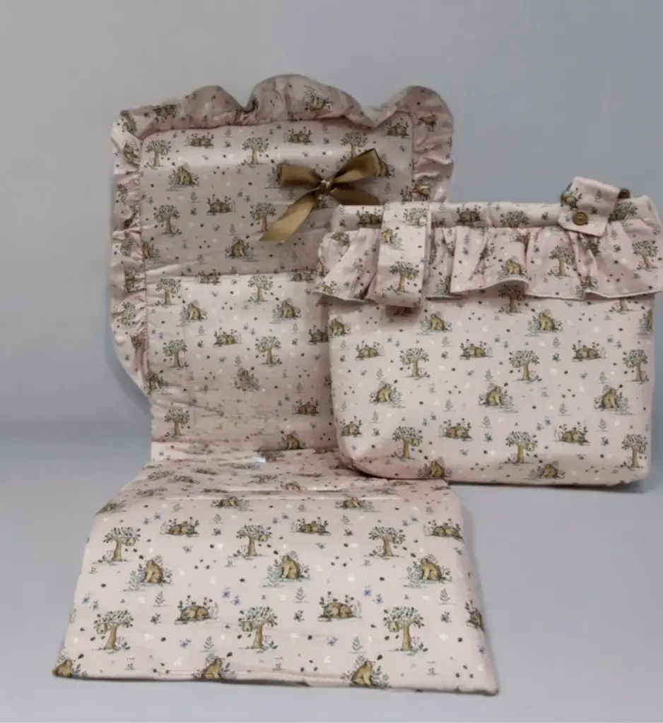 CONJUNTO SILLA OSOS ROSA