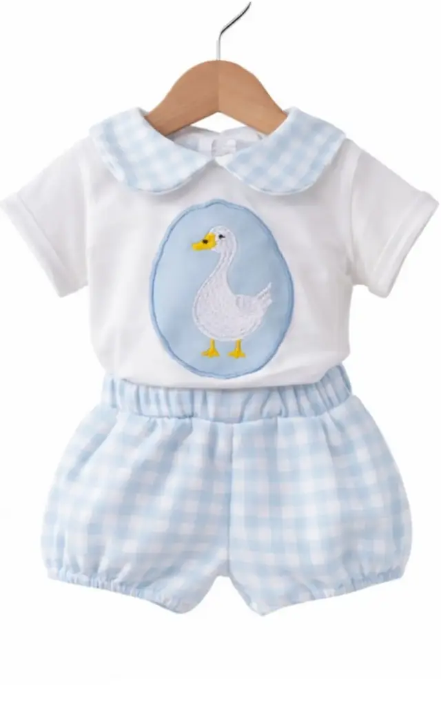 CONJUNTO VICHY PATITO BBO