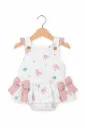 PICHI FLORAL CON LAZOS