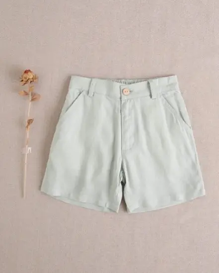 BERMUDA NIÑO VERDE AGUA