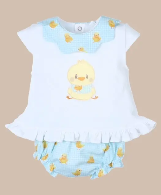 CONJUNTO PATITOS VICHY POPYS (3 meses)