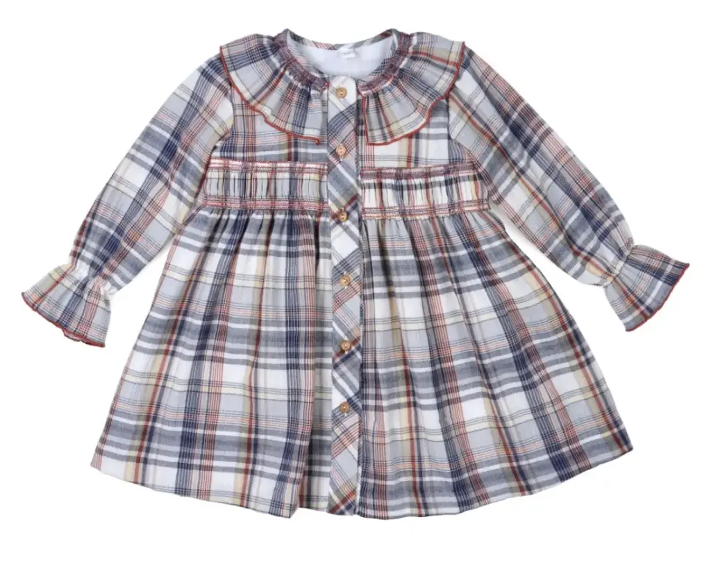 VESTIDO CUADROS POPYS