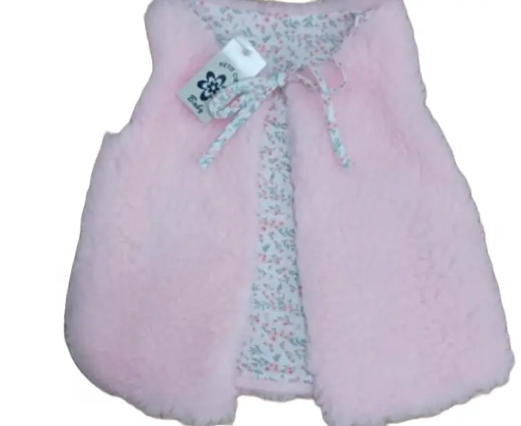 CHALECO BORREGUITO FLORES