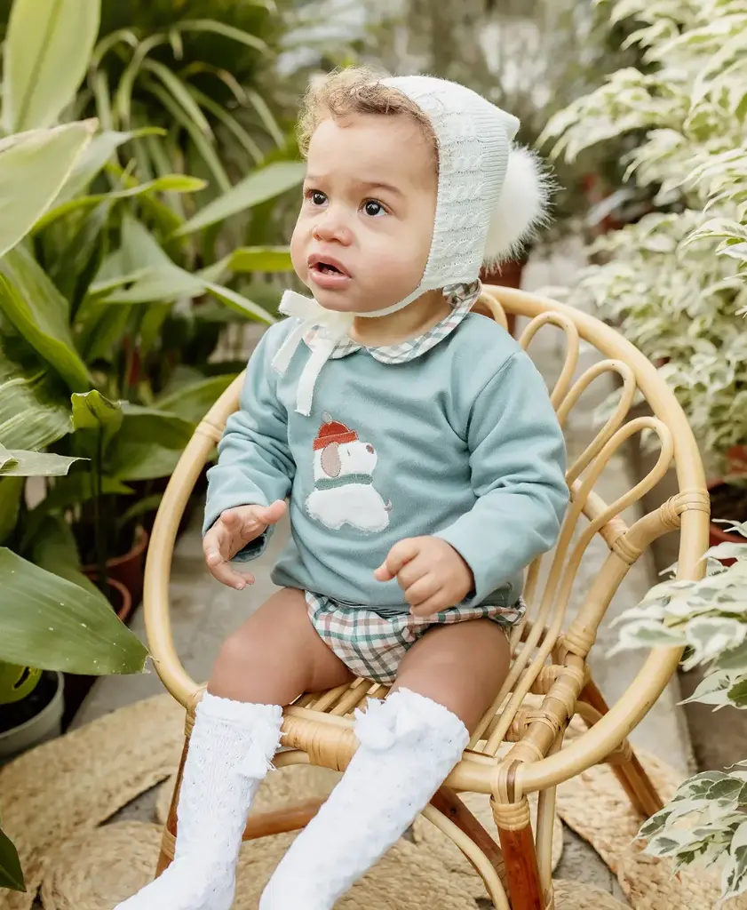 CONJUNTO POPYS PERRITO VICHY