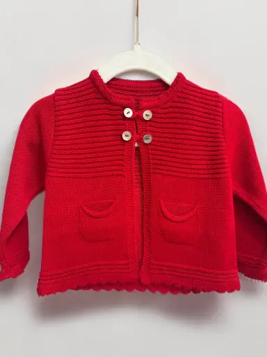 CHAQUETA HILO UNISEX DETALLE BOLSILLOS