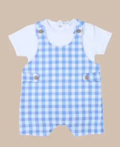 PETO CUADROS AZUL POPYS