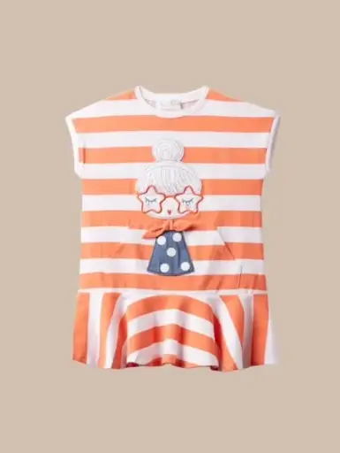 VESTIDO RAYAS MUÑECA