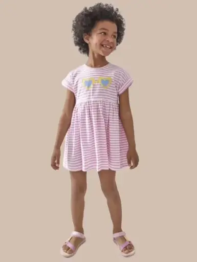 [243012] VESTIDO RAYAS GAFAS