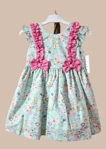 [24564] VESTIDO FLORES LAZOS