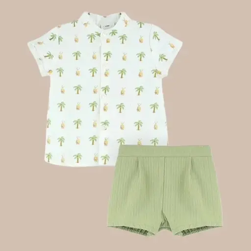 [24316] CONJUNTO VERDE PIÑAS