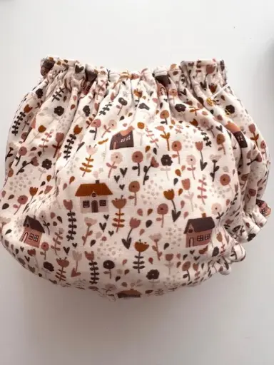 CUBREPAÑAL REVERSIBLE CASITAS