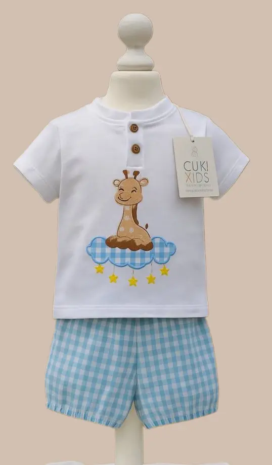 CONJUNTO JIRAFA VICHY