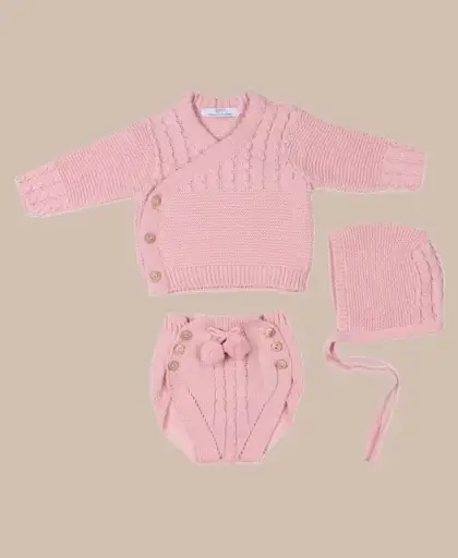 [29935] CONJUNTO 3 PIEZAS LANA