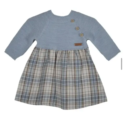 VESTIDO PONDEROSA PUNTO TARTÁN