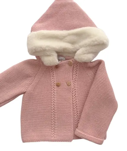 [29882 ROSA] ABRIGO LANA POPYS