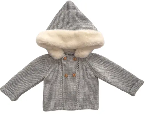 [29882 GRIS] CHAQUETA LANA POPYS