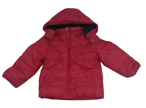 [203 ROJO] PARKA ACOLCHADA CAPUCHA DESMONTABLE