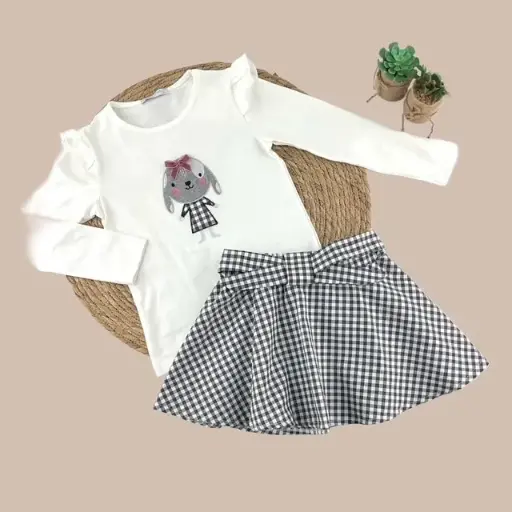 [7036] CONJUNTO CONEJITO VICHY