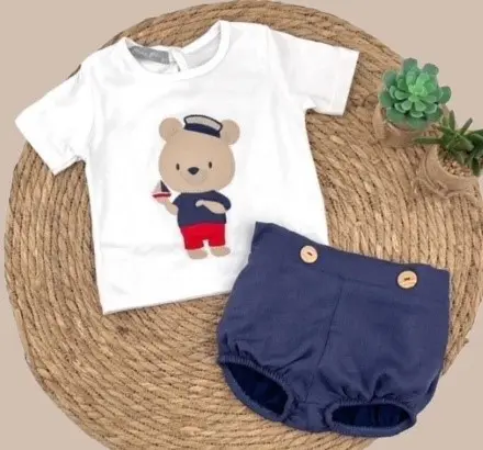 [8019] CONJUNTO OSITO LINO
