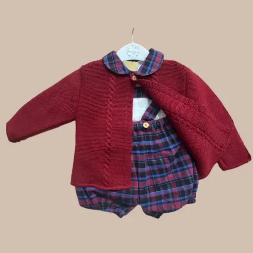 [533] CONJUNTO 3P CUADRO ESCOCÉS