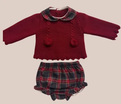 [523] CONJUNTO CUADRO ESCOCÉS