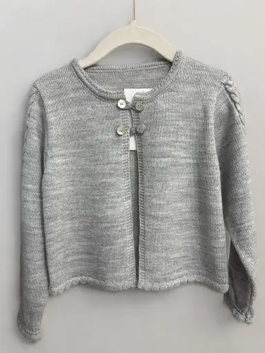 CHAQUETA LANA TRENZAS