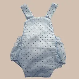 [1051-2] PETO PLUMETI BLANCO Y AZUL